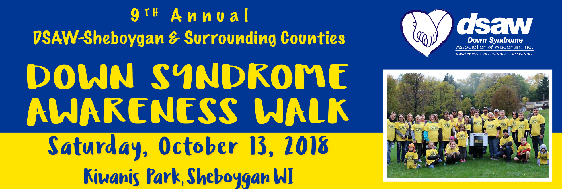 Sheboygan Down Syndrome Awareness Walk 2018
